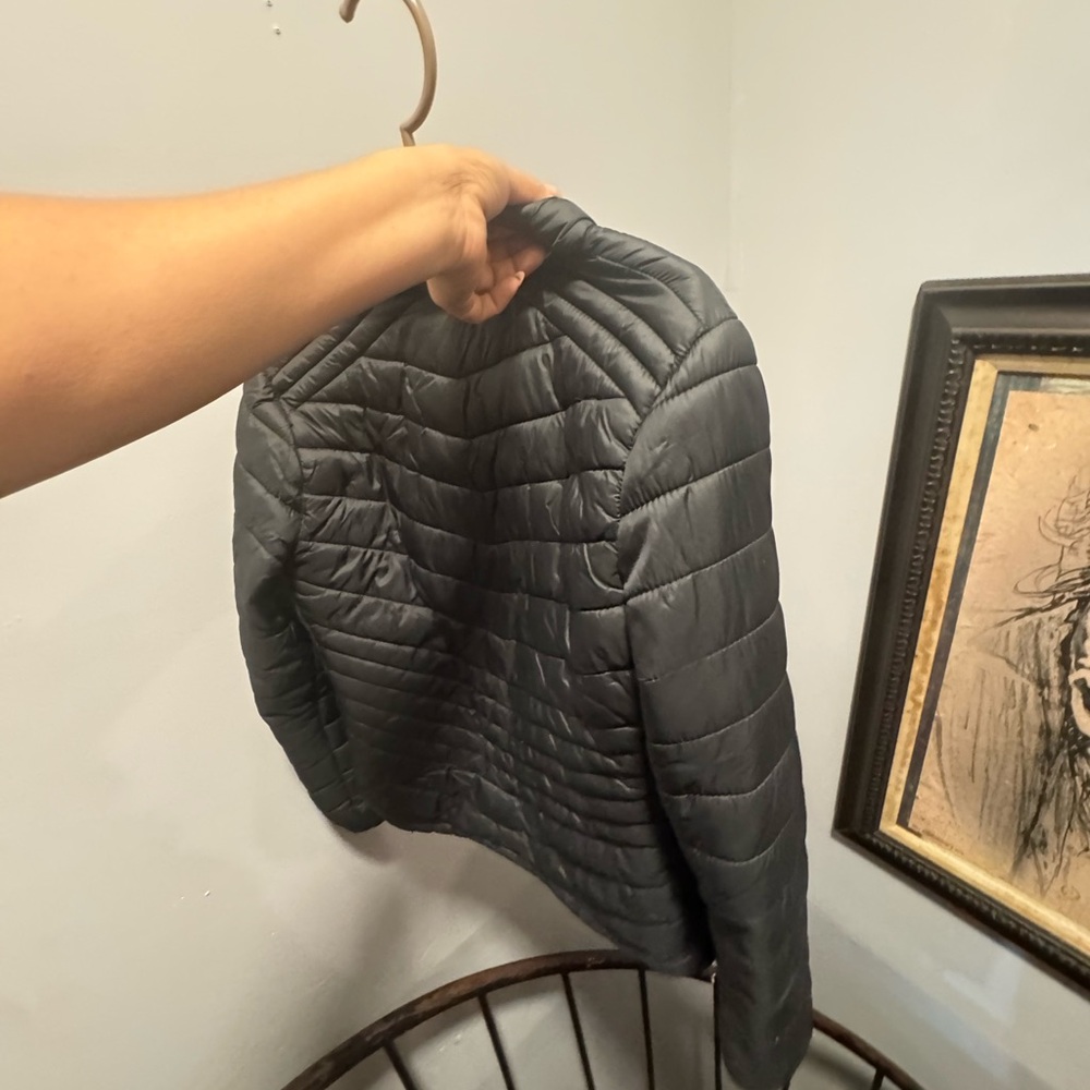 Women's Quilted Gray Jacket